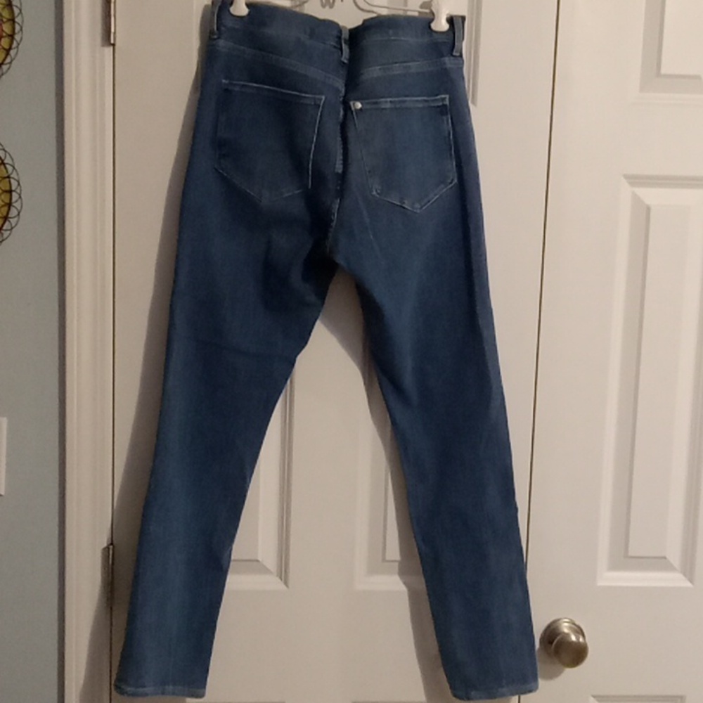 Classic Denim Skinny Ankle High Waist Jeans - Picture 4 of 6